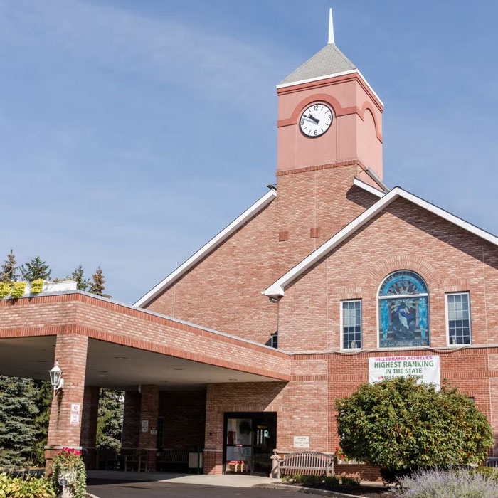 exterior of Hillebrand Nursing and Rehabilitation